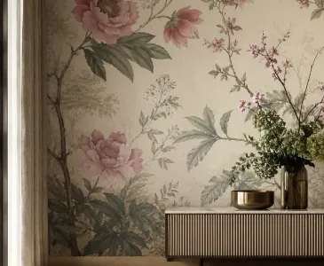 Floral Design Wallpapers by Sanskriti Decor in Raj Nagar Extension Ghaziabad