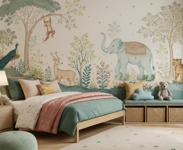 Kids Room Wallpapers by Sanskriti Decor in Raj Nagar Extension Ghaziabad