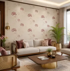 Living Room Wallpapers by Sanskriti Decor in Raj Nagar Extension Ghaziabad